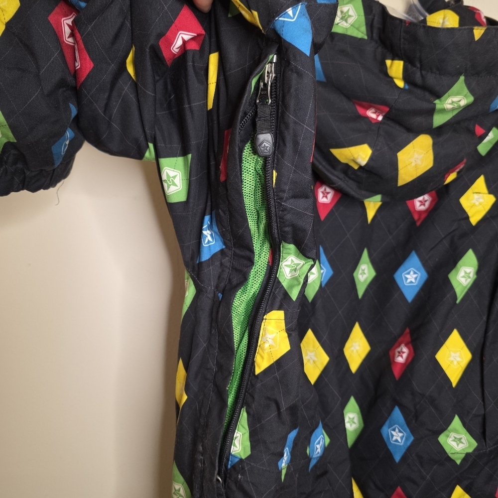 Sessions Ridge Series Jacket & Pants Set Diamond Pattern Size Medium - Picture 8 of 16